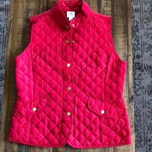 Red Quilted Vest